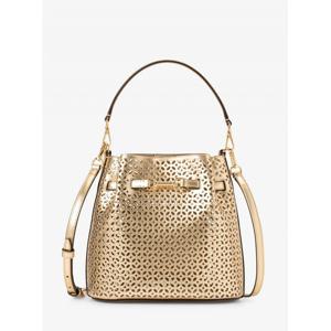 마이클코어스 카슨 메탈릭 컨버터블 버킷 크로스바디 스몰 35S6G2ZC1K705 페일 골드