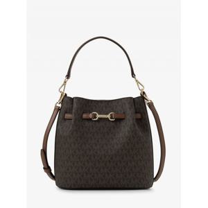 마이클코어스 카슨 컨버터블 버킷 크로스바디 스몰 - MK 시그니처 35S6G2ZC1B200 브라운