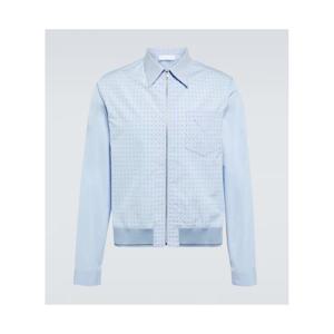 프라다 스터드 코튼 블루종 재킷 P00748828