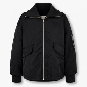 보브  (7124420100) 니트 패치 나일론 집업 점퍼