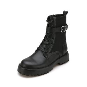 [미소페] 여성 스판 버클장식 앵클부츠 012246708 4cm 1color 012246708