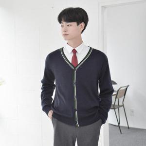 아트박스/두두 교복몰 네이비 라인 가디건(남여공용) 교복 교복
