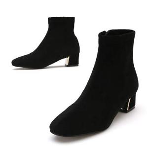 [미소페] 여성 스퀘어토 앵클부츠 012046702 4cm 012046702