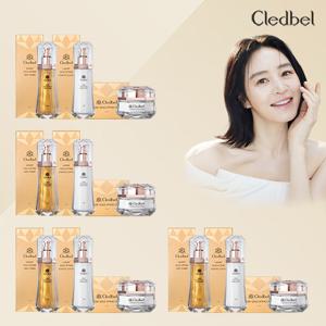 [2024 최신상]끌레드벨 럭셔리 골드 리프팅 기초세트 매니아(4세트)