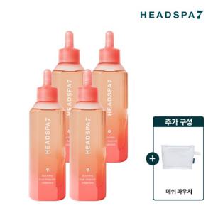 헤드스파7 블루밍듀얼앰플 토탈케어 리페어 트리트먼트 230mlx4 + 메쉬 파우치 증정