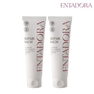 [엔타도라] 리페어밤 노워시 트리트먼트 손상모 헤어클리닉 120ml 2개