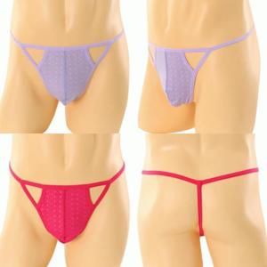 [솔브]솔브(정상) 솔브 커플속옷추천 2매입 세트 폴리 에스닉 자가드 남성 T팬티_A SMPD409 2EA_A