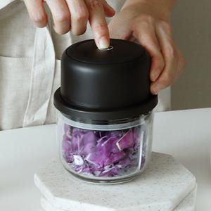 [리본제이]무선 자동 믹서기 야채 다지기 300ml / 이유식 마늘 만능 다지기 휴대용 초퍼 슬라이서