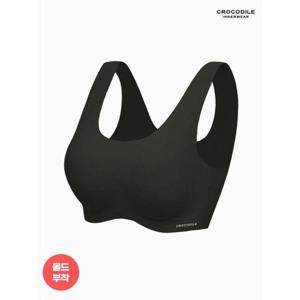 [크로커다일 이너웨어]라이크라 쉘론 데일리 몰드부착 U넥 브라 1종 CDWBR5O04T