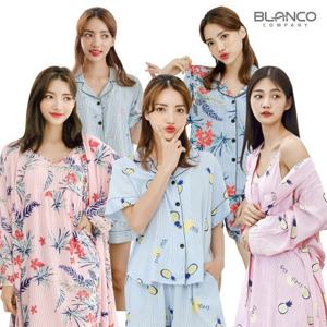 홈캉스 레이온 가운슬립+원피스세트 반팔상하의세트 체크잠옷 균일가 27종 모음