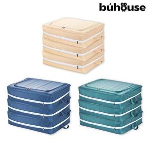 [부하우스]대용량 이불정리 압축파우치 특대형 XXL 3개