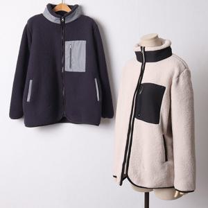 빅사이즈 111 데일리오버핏양털집업 DNJF713