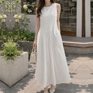 ★베스트★[블랙퀸] 민소매 주름 플리츠원피스 blk001891