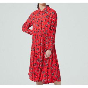 [미쏘][미쏘]레드 프린트 루즈핏 원피스