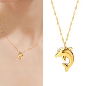 골드앤 18K 마린 돌핀 목걸이