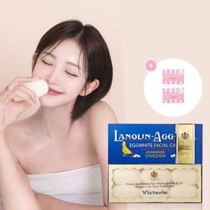 [스웨덴에그팩](공식판매처) 라놀린 앤 로즈워터(지성/트러블/민감성) 50g x 6개입 1box,  여행용 2P