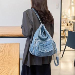 [디자이너몰]여성 빈티지 데님 멀티백 가방 데일리 백팩