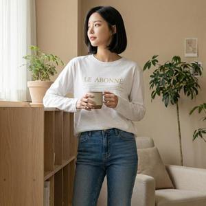 [유니제이] 아보네 긴팔 티셔츠