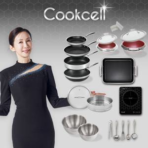블랙큐브 쿡셀 홀로그램큐브팬+사각멀티팬+가마솥세트(프라이팬22cm, 프라이팬28cm, 소테팬28cm, 궁중팬28cm)+(레드가마솥16cm/뚜껑, 레드가마솥22cm/뚜껑+사각멀티팬+28찜기+28유리뚜껑)+키친툴5종+쿡셀 믹싱볼2종(20cm, 24cm)+쿡셀 슬림인덕션