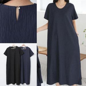 헤이라운드주름원피스 503U011S 빅사이즈 여성의류