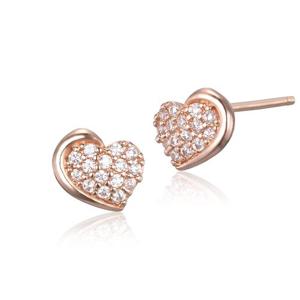 [끄란느] 14K GF 언발 하트 귀걸이 C24EGF220