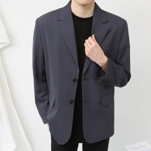 뉴메이드 / 봄 가을 오버핏 블레이저 린넨 여름 자켓 정장 마이 /