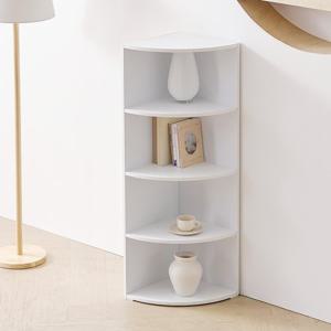 보루네오 마르체 리올 4단 라운드 코너장 수납장 400 BAF106