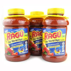 [코스트코] 라구 RAGU 트레디셔널 토마토 스파게티 파스타 소스 1.27kg x 3개