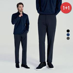 [1+1/벨트포함][3Color] 남성 간절기 봄 특가 루텔원단 데일리 팬츠