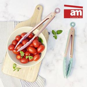 이태리 am 실리콘 로즈골드 집게 단품 / 다용도 주방 삼겹살 고기집게 요리