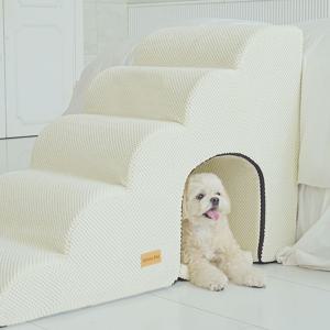 동굴형 강아지 계단 논슬립 방수 스텝 5단