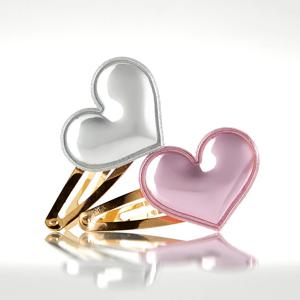 샤이닝 헤어 똑딱핀 하트 2P