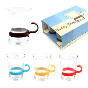 오션글라스 버디-L 머그 홈카페 투명 유리컵 물컵 주스컵 커피잔 300ml 6p 세트