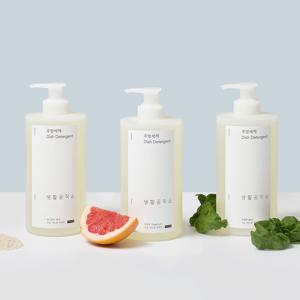 주방세제 750ml x 3입 (자몽/쌀뜨물/바질향)