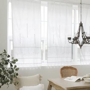 브리앤 패널 롱 창 문 가리개 바란스 커튼