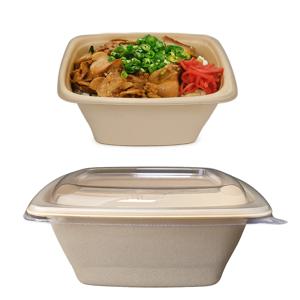 32온스 크라프트 사각볼 포장용기 950ml 20세트