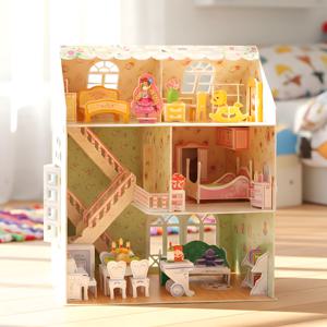 CB 인형의 집 3D 우드락 입체퍼즐 모형 조립키트 스텐다드 모델