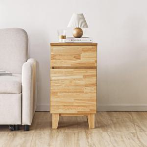 토니아 전면 고무나무원목 E0 LPM  400 틈새수납장 틈새장