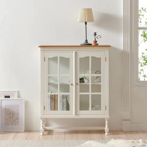 세델 엔틱 장식장 원목 진열장 유리 술 양주 양문