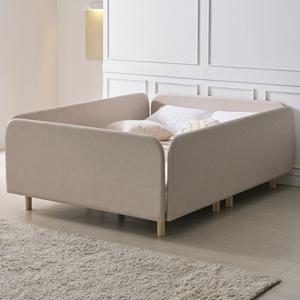 유앤미 저상형 침대 가드형 D+발통세트 2colors SS/Q (매트추가)