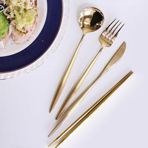 몽블랑 골드 캐롤 디너 커트러리 4종세트