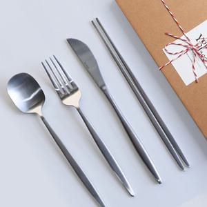 선물포장 노브 스텐 디너 커트러리 4종세트 4인 16p