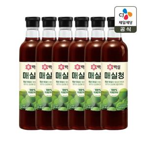 백설 매실청 1.025kg x6개