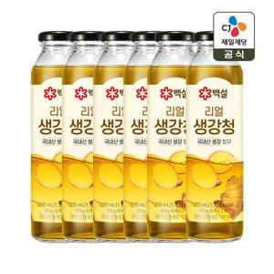백설 리얼 생강청 310ml x6개