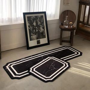 노마드 대리석 텍스쳐 발매트 주방매트 세트 2color