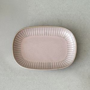 체리블라썸 둥근사각접시 MADE IN JAPAN