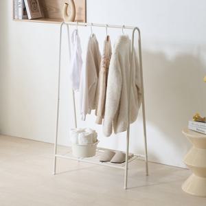 스탠드옷걸이 이동식행거 미니 고정식 비키니 파이프 틈새 벽 철제 튼튼한 낮은 원룸 철재