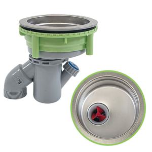 올스텐 회전식 싱크대 배수구 교체 세트 주방 씽크대 배수통 스테인리스 커버