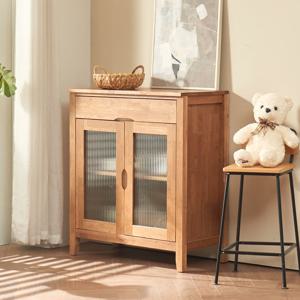 머그 원목 부엌장식장 서랍형 홈카페 유리문 수납장 830