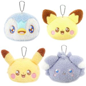 포켓몬 동전지갑 얼굴 파우치 피카츄 피츄 팽도리 냐스퍼 포켓피스 릴패스 키링
